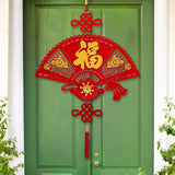 Maxbell Fu Word Pendant Chinese New Year Home Decor Tassel for Birthday Wedding Style B