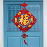 Maxbell Fu Word Pendant Chinese New Year Home Decor Tassel for Birthday Wedding Style E