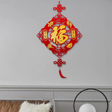 Maxbell Fu Word Pendant Chinese New Year Home Decor Tassel for Birthday Wedding Style E