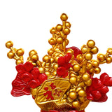 Maxbell Lucky Tree Feng Shui Traditional Ornament Art for Tabletop Counter Desk Aureate