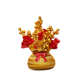 Maxbell Lucky Tree Feng Shui Traditional Ornament Art for Tabletop Counter Desk Aureate