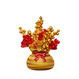 Maxbell Lucky Tree Feng Shui Traditional Ornament Art for Tabletop Counter Desk Aureate