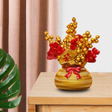 Maxbell Lucky Tree Feng Shui Traditional Ornament Art for Tabletop Counter Desk Aureate