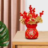 Maxbell Ornaments Gifts Festive Scene Layout Props Statues for Bedroom Party Study Red