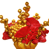 Maxbell Ornaments Gifts Festive Scene Layout Props Statues for Bedroom Party Study Aureate