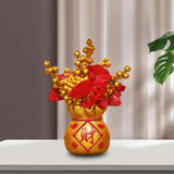 Maxbell Ornaments Gifts Festive Scene Layout Props Statues for Bedroom Party Study Aureate