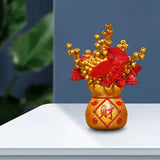 Maxbell Ornaments Gifts Festive Scene Layout Props Statues for Bedroom Party Study Aureate
