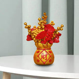 Maxbell Ornaments Gifts Festive Scene Layout Props Statues for Bedroom Party Study Aureate