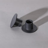 Maxbell 2Pcs Pillar Candle Holder Iron Candlestick Decorative for Anniversary Party