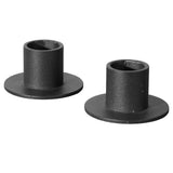 Maxbell 2Pcs Pillar Candle Holder Iron Candlestick Decorative for Anniversary Party