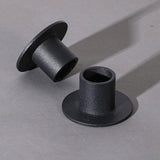 Maxbell 2Pcs Pillar Candle Holder Iron Candlestick Decorative for Anniversary Party