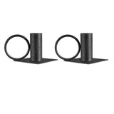 Maxbell 2Pcs Metal Candles Holder Candelabras Home Party Mantel Tealight Candlestick