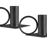 Maxbell 2Pcs Metal Candles Holder Candelabras Home Party Mantel Tealight Candlestick