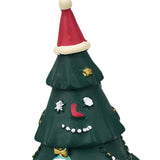 Maxbell Small Christmas Tree Miniature Decoration Sculpture Xmas Collectible Gift StyleD
