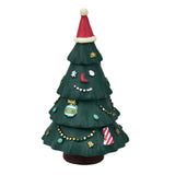 Maxbell Small Christmas Tree Miniature Decoration Sculpture Xmas Collectible Gift StyleD