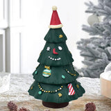 Maxbell Small Christmas Tree Miniature Decoration Sculpture Xmas Collectible Gift StyleD