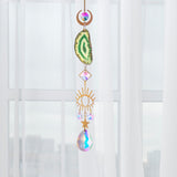 Maxbell Wind Chime Pendant Garden Decoration Sparkling Hanging Windchime Green