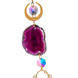 Maxbell Wind Chime Pendant Garden Decoration Sparkling Hanging Windchime Violet