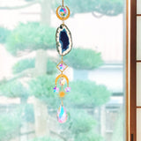 Maxbell Wind Chime Pendant Garden Decoration Sparkling Hanging Windchime Blue