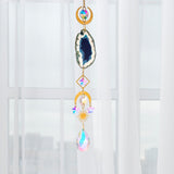 Maxbell Wind Chime Pendant Garden Decoration Sparkling Hanging Windchime Blue