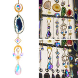 Maxbell Wind Chime Pendant Garden Decoration Sparkling Hanging Windchime Blue