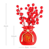 Maxbell Resin Flowers Vase Flower Pot Artificial Potted Flower Art Crafts for Office
