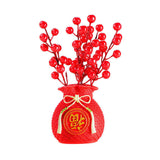 Maxbell Resin Flowers Vase Flower Pot Artificial Potted Flower Art Crafts for Office