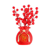Maxbell Resin Flowers Vase Flower Pot Artificial Potted Flower Art Crafts for Office