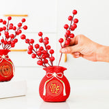 Maxbell Resin Flowers Vase Flower Pot Artificial Potted Flower Art Crafts for Office
