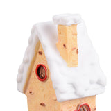 Maxbell Resin Statue Village House Figurines Xmas Christmas Miniature Ornaments Beige 2.5x2.1x5.3cm