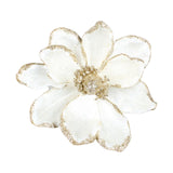 Maxbell Glitter Simulated Flowers Decoration for Christmas Tree Wreath Garland Decor Style B