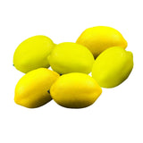 Maxbell 6x Artificial Lemons Vivid Durable Foam for Farmhouse Christmas Wedding Yellow
