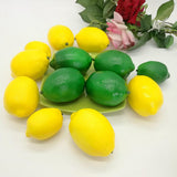 Maxbell 6x Artificial Lemons Vivid Durable Foam for Farmhouse Christmas Wedding Yellow