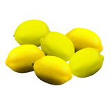 Maxbell 6x Artificial Lemons Vivid Durable Foam for Farmhouse Christmas Wedding Yellow
