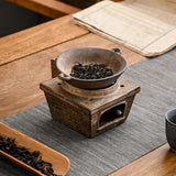Maxbell Ceramic Tealight Candle Holder Warmer Furnace for Home Office 11cmx4cm