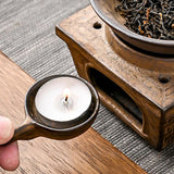 Maxbell Ceramic Tealight Candle Holder Warmer Furnace for Home Office 5cmx8.4cmx2cm