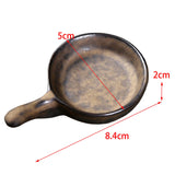 Maxbell Ceramic Tealight Candle Holder Warmer Furnace for Home Office 5cmx8.4cmx2cm