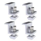 Maxbell 4x Solar Panel Mounting Brackets Adjustable End Clamp fit 35mm Framed Panel