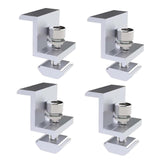 Maxbell 4x Solar Panel Mounting Brackets Adjustable End Clamp fit 35mm Framed Panel