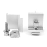 Maxbell 4x Solar Panel Mounting Brackets Adjustable End Clamp fit 35mm Framed Panel