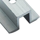 Maxbell 10Pcs Solar Middle Clamps Mounting Brackets Supplies Hardware Aluminum Alloy