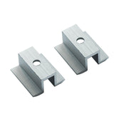 Maxbell 10Pcs Solar Middle Clamps Mounting Brackets Supplies Hardware Aluminum Alloy