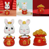 Maxbell Car Dashboard Decoration Resin Figurine Statue for Dinning Room Office Lucky