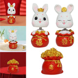 Maxbell Car Dashboard Decoration Resin Figurine Statue for Dinning Room Office Lucky