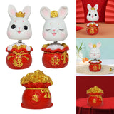 Maxbell Car Dashboard Decoration Resin Figurine Statue for Dinning Room Office Lucky