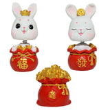 Maxbell Car Dashboard Decoration Resin Figurine Statue for Dinning Room Office Lucky