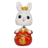 Maxbell Car Dashboard Decoration Resin Figurine Statue for Dinning Room Office Lucky