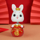 Maxbell Car Dashboard Decoration Resin Figurine Statue for Dinning Room Office Lucky