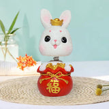 Maxbell Car Dashboard Decoration Resin Figurine Statue for Dinning Room Office Lucky