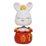 Maxbell Car Dashboard Decoration Resin Figurine Statue for Dinning Room Office Fortune